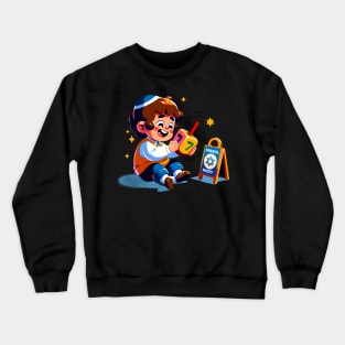 Hanukkah dreidel Crewneck Sweatshirt